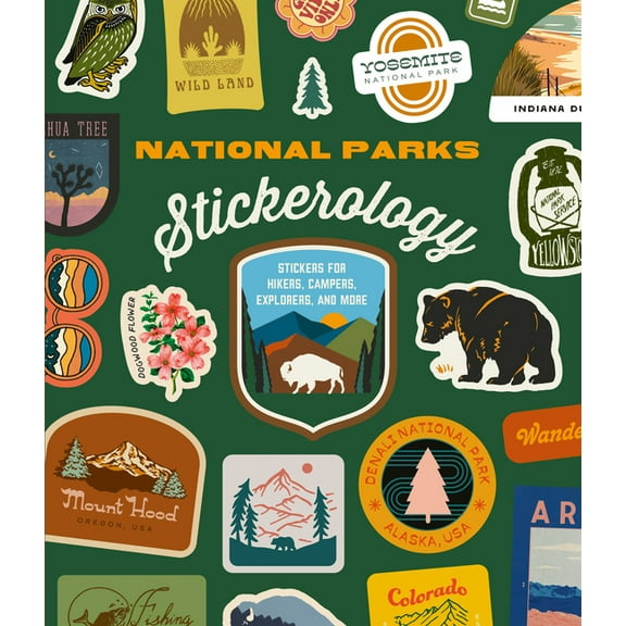 National Parks Stickerology: Stickers for Hikers, Campers, Explorers, and More: Stickers for Journals, Water Bottles, La, (Paperback)