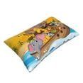 thumbnail image 3 of Haiem Pillowcase for Hair and Skin Queen - Animals on Noah's Ark1 Printed Soft Pillowcase with Envelope Closure-20"x30", 3 of 9