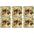 thumbnail image 2 of Pimpernel - Abundant Fall Set of 6 Coasters, 2 of 2