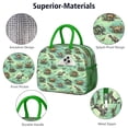 thumbnail image 4 of Womens Colorful Dinosaurs Scientific Name Pattern Lunch Box for Work,Insulated Lunch Bag for Women,Loncheras Para Mujer,Leakproof Adult Lunch Bag for Work,Beach,Travel,Picnic,Camping, 4 of 7