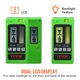 thumbnail image 4 of Receptor láser VEVOR para nivel láser, rango de trabajo de 197 pies, detector de haz rojo y láser verde para láseres de línea pulsante, altavoz ajustable y pantalla LCD dual y nivel de burbuja, 4 of 9
