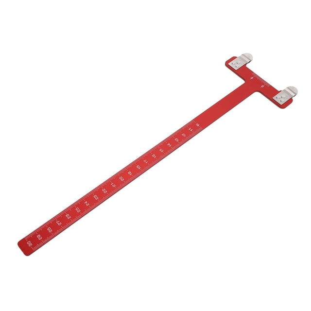 T Shaped Bow Square Stainless Steel Ruler for Adjusting Bow Span, Improving Accuracy with Double Sided Scale Design