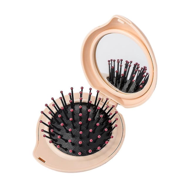 Espejos faciales para maquillaje con minicojín de aire, peine portátil