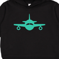 thumbnail image 3 of Inktastic Cute Teal Airplane Toddler Hoodie, 3 of 4