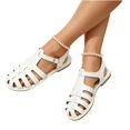 thumbnail image 6 of CHWshoes Closed Toe Sandals Women, Comfortable Fisherman Sandal for Womens Wide Width Summer Dressy Wedge with Adjustable Strap，White Size 40, 6 of 6
