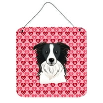 Carolines Treasures BB5311DS66 Border Collie Wall or Door Hanging Prints 6HX6W multicolor