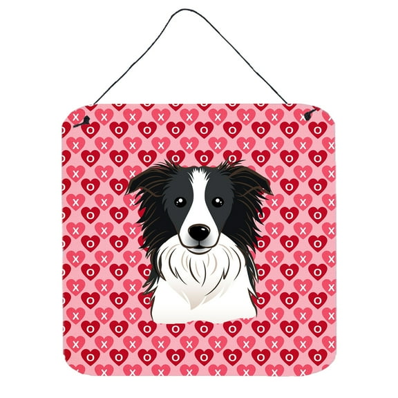 Carolines Treasures BB5311DS66 Border Collie Wall or Door Hanging Prints 6HX6W multicolor