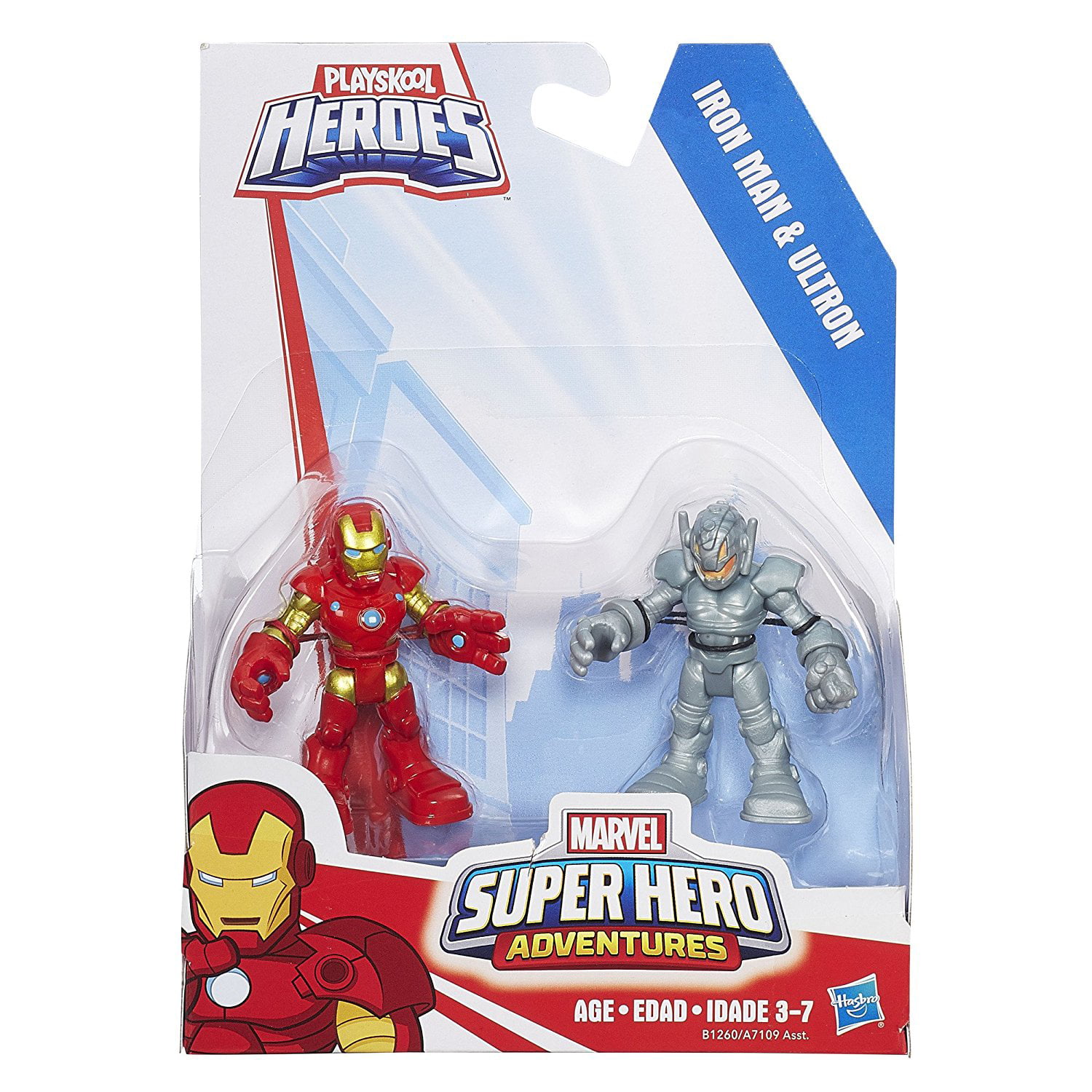 Hasbro Playskool Marvel Super Hero Adventures ULTRON figure Avengers villain