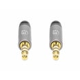 thumbnail image 3 of Cable Auxiliar de Audio Estéreo Manhattan Dos conectores macho de 3.5 mm 2 m, 3 of 10