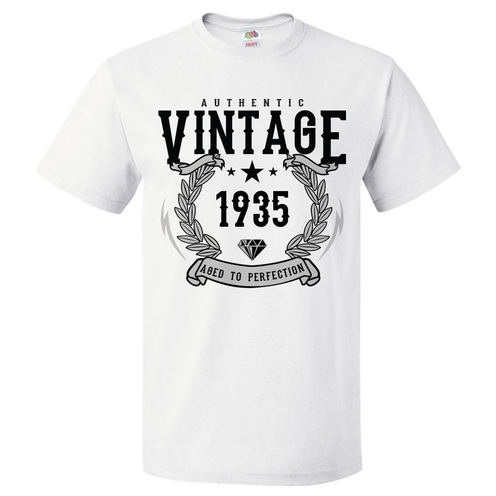 1935 Birthday T-Shirt 1935 TShirt Retro Shirt 86th Birthday Gift 1935 Birthday Gift For Him Gift For Her Vintage 1935 Shirt 1935 Tee