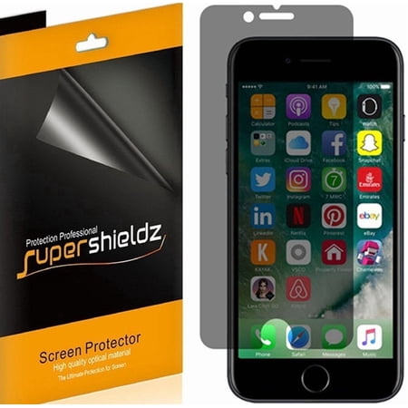 Supershieldz Designed for Apple iPhone 7 Plus/ iPhone 8 Plus (Privacy) Anti Spy Screen Protector Shield (2 Pack)