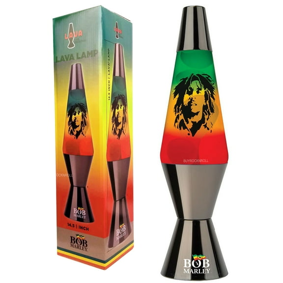 Bob Marley Collectible 2017 The Original Lava Rasta Colored Tint Lamp US Voltage