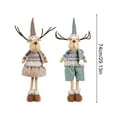 thumbnail image 3 of Cute Standing Plush Doll Ornaments Window Home Decoration Doll, Christmas Decoration Supplies for Moose Rudolph Doll Holiday Decor, 3 of 6