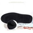 thumbnail image 5 of Men Breathable Mesh Walking Loafers Summer Casual Lightweight Slip-on Sneakers Outdoor Driving Travel Stylish Shoes Black 8.5 US, 5 of 7