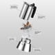 thumbnail image 3 of Cafetera Para Estufa, Cafetera Espresso Portátil De Acero Inoxidable Para Estufa De Inducción, 3 of 8