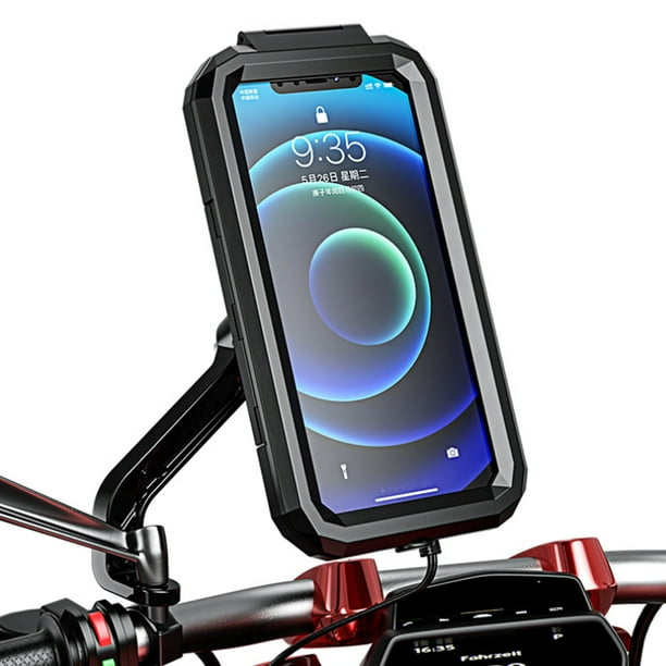 M18S Motorcycle Bike Phone Mount Case Waterproof Holder Support