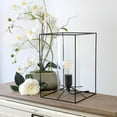 thumbnail image 3 of Elegant Designs Lt2070-Clr Large Exposed Glass And Metal Table Lamp Black And Clear, 3 of 4