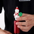 thumbnail image 5 of HomeLife Leak-proof Christmas Wine Stopper Food Grade Creative Cartoon Fresh-keeping Santa Claus Wine Bottle Plug Party Supplies, 5 of 12