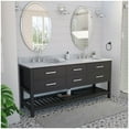 thumbnail image 6 of Dreamline Vfvc722234swm Valencia 72" Free Standing Double Basin Vanity Set - Black, 6 of 7