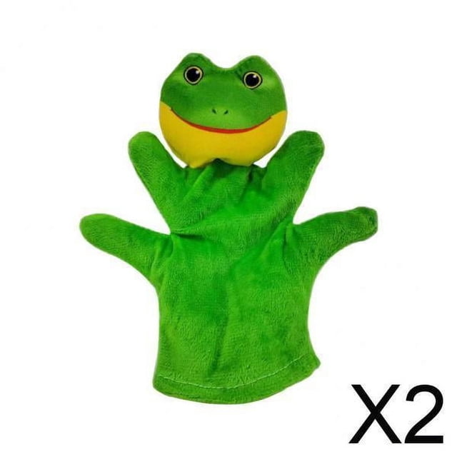 2 Marionetas De De Rana Para Juego De Rol, Lindos Juguetes De Peluche Para Niños Y Niñas De 4 A 6 Años
