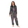 thumbnail image 2 of FORMRS Onesies Pajama for Adults Unisex Hoodie Winter Jumpsuit One Piece Sleepwear, Sizes S-2XL, Dark Gothic Floral, 2 of 7