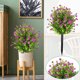 thumbnail image 5 of Flores Artificiales de Camelia con Plantas Verdes - Decoración de Primavera para El Hogar - Arreglo Floral Artificial para Sala de Estar, Comedor, Mesa, Estante, Escritorio de Oficina - Decoración Du, 5 of 7