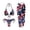 04-Blue, variant on CAIXIA 2026 4th of July Bikini 3 Piece Patriotic Swimsuits for Women Red White and Blue American Flag Bathing Suit