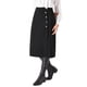 thumbnail image 1 of Falda Lápiz para Mujeres INSPIRE CHIC con Cintura Elástica Alta y Decoración de Botón, Faldas Midi XL Negra, 1 of 1