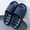 Navy, variant on WAVSUF Men's Slide On Slippers, Waterproof Anti Slip Breathable Holes Indoor Outdoor Shoes Gray 9-9.5
