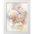 thumbnail image 1 of Besedina, Anastasiia 12x14 White Modern Wood Framed Museum Art Print Titled - Aerial Peonies, 1 of 4