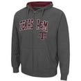 thumbnail image 2 of Men's Colosseum Charcoal Tennessee Volunteers Arch & Logo 3.0 Full-Zip Hoodie, 2 of 3