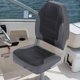 thumbnail image 3 of Yeshouse Asiento de barco plegable con bisagras de aluminio, vinilo marino resistente, respaldo alto y acolchado de espuma de alta densidad, resistente a los rayos UV, 3 of 7