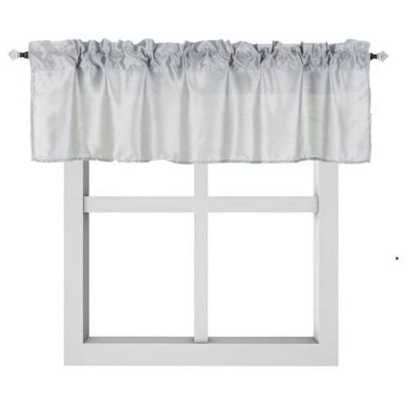 Sheer valance voile Burgundy solid color light filtering rod pocket window curtain 55" wide X 18" length for bedroom window kitchen décor S18