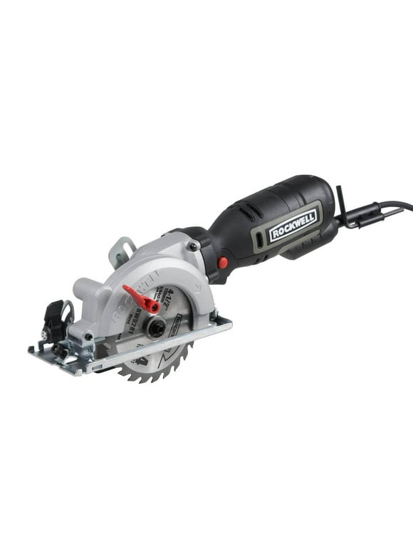 Rockwell RK3441K 4-1/2" 5 Amp Compact Corded Circular Saw Tool Kit, 3500 RPM