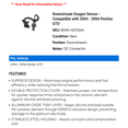 thumbnail image 2 of Downstream Oxygen Sensor - Compatible with 2004 - 2006 Pontiac GTO 2005, 2 of 2