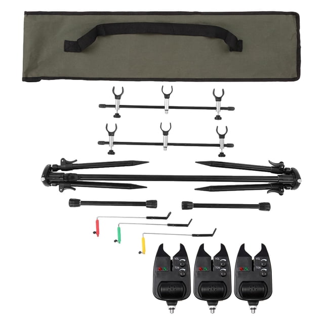 Adjustable Fish Pole Bracket Stand Travel Fishing Rod Holder for