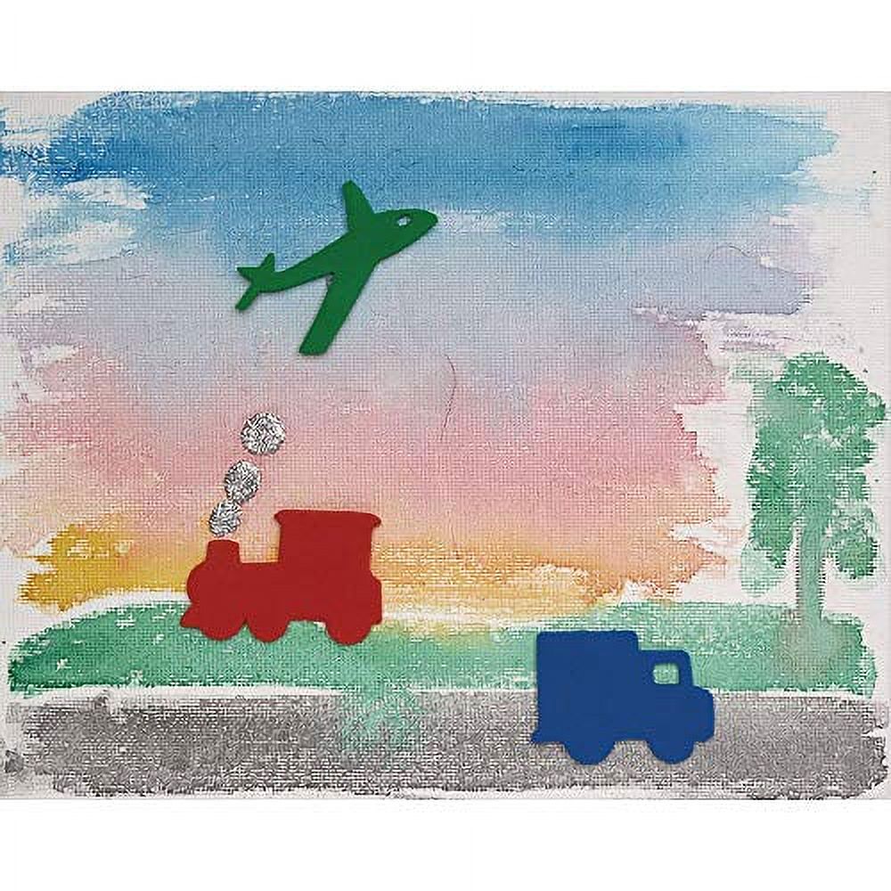 Colorations Buckets of Fun Foam Shapes - Set of 6