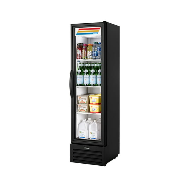True T-11G-HC~TSL01 19 1/4" One Section Reach In Refrigerator, (1) Right Hinge Glass Door, 115v