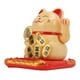 thumbnail image 4 of Gato de la Suerte, tamaño Mini Alimentado por energía Solar Trae Riqueza y Tesoro Sonrisa Linda Durable Maneki Neko, para la Oficina del Dormitorio del automóvil(Amarillo), 4 of 5