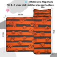 thumbnail image 5 of Halloween Striped Pumpkin Pattern Toddler Nap Mats for Kids Preschool,51"x22" Sleeping Mat Bag or Kids,Toddler Sleeping Bag,Toddler Nap Mat or Daycare, 5 of 6