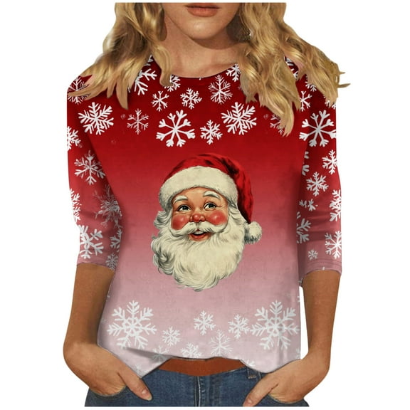 Christmas Sweatshirts for Women Sweatshirts Fashion Hoodies & Sweatshirts Lightweight Long Sleeve Cotton Cute Christmas Tree Graphic Long Sleeve Shirt