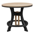 thumbnail image 3 of Bed Bath & Beyond OS Home and Office 5 Piece Round Counter Height Dining Set Amish Resin Cedar/Black, 3 of 8