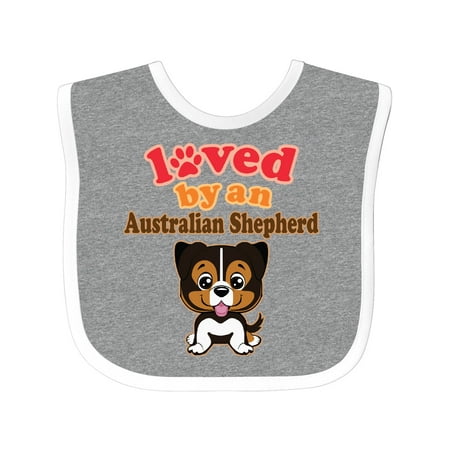 

Inktastic Australian Shepherd Dog Cute Gift Baby Boy or Baby Girl Bib