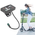 thumbnail image 5 of Electric Bike Led Power Display Panel Electric Bike Modification Display Meter With Waterproof 5p Male Plug For 22.2mm Handlebars 36v Xi, 5 of 5