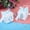 Blue, variant on Yajisi 50Pcs Cute Baby Footprint Paper Candy Box Exquisite Hollow Gift Wrapping Treat Boxes with Silk Ribbons for Wedding and Baby Shower Party Favors, Pink, 2.4x2.4x2.4 inches / 6x6x6 cm