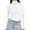 White, variant on Womens Tops Trendy Dressy Casual Novelty Solid Color Long Sleeve Round Neck Pullover Tunics Slim Fit Fashion Workout Tee Shirts