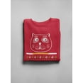 thumbnail image 3 of Meow Meow Merry Christmas Sweatshirt Women -Image by Shutterstock, Female 5X-Large, 3 of 4