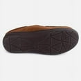 thumbnail image 3 of Zizor Mens Comfy Moccasin Slippers Drop Heel Memory Foam House Shoes Suede Loafer Slippers, 3 of 6