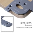 thumbnail image 3 of Molde para Ranurar Manijas de Gabinetes, Molde para Ranurar Aluminio, Aplicable para Manijas Armarios y Cocinas, Herramienta de Carpintería con Ranuras de Redondo B, 3 of 5