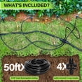 thumbnail image 2 of Drip Irrigation System 230FT/247FT – Quick Connect Garden Watering Kit with Adjustable Drip Emitters, 1/4” & 5/16” Tubing for Raised Beds Greenhouse Lawn Automatic Timer Compatible, 2 of 6